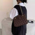 Argyle Pu Leather Flap Crossbody Shoulder Bag